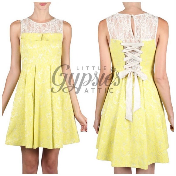 Ryu Lolita Lace & Jacquard Mini Dress - Picture 7 of 11